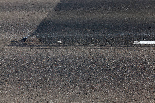 istock paved road with white road markings for transport management 1337693045