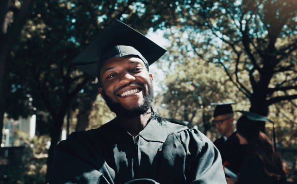 istock Shot of a student on graduation day 1337694766