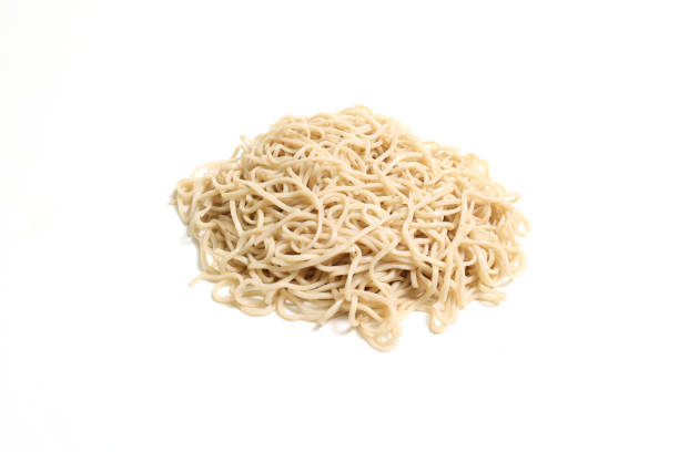 istock Buckwheat noodles isolated on a white background. 1337702537