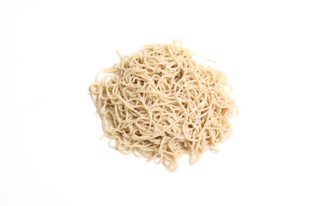 istock Buckwheat noodles isolated on a white background. 1337702552