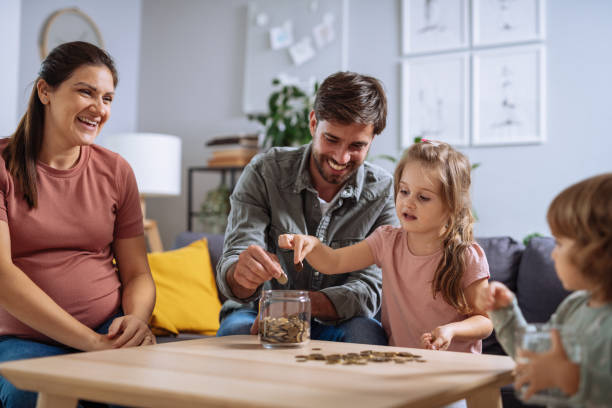 istock Family at home having fun 1337708790