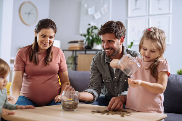 istock Family at home having fun 1337708823