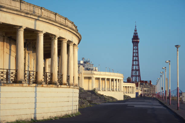 istock The long pedestrian walkway and Blackpool Tower 1337710916
