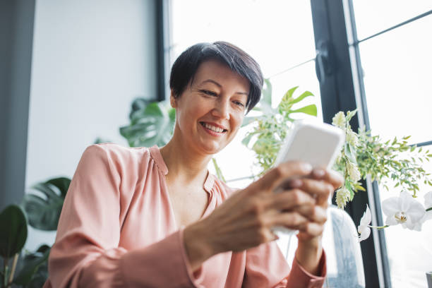 istock Mature woman at home 1337712649
