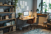 istock Modern office at home 1337718884