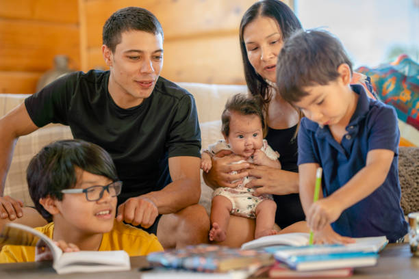 istock Young family spending quality time together 1337721780