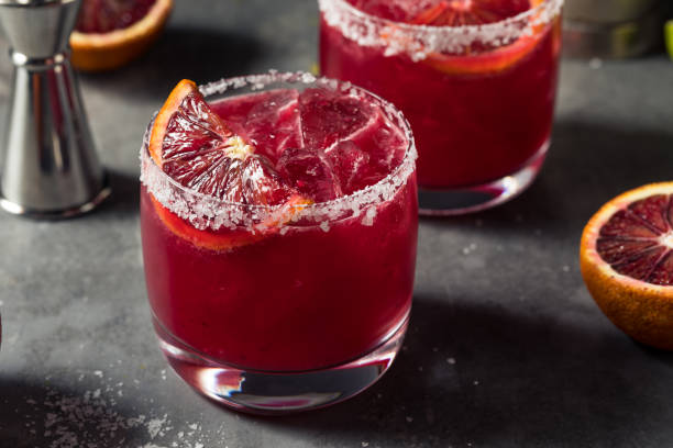 istock Refreshing Boozy Blood Orange Margarita 1337723744