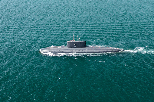 A Royal Canadian Navy Victoria class submarine.