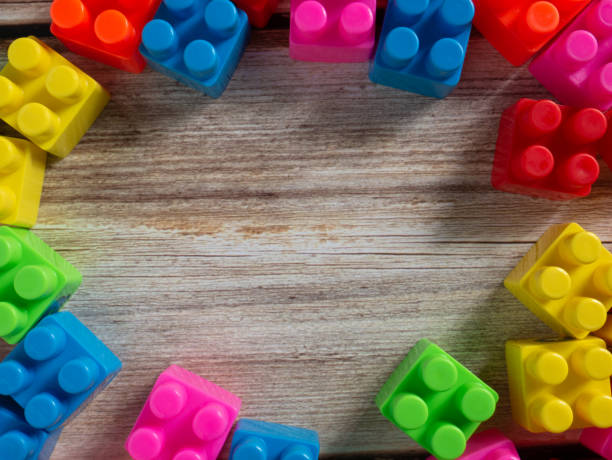 istock The Color toy bricks  on wood table for background or education concept 1337745631