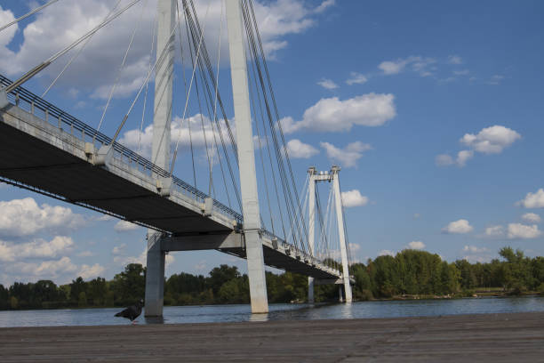 istock bridge over the river to the island 1337746536