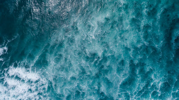 istock Aerial view of beautiful sea wave surface 1337753457