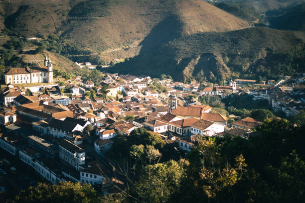 istock Ouro Preto city landscape 1337757856