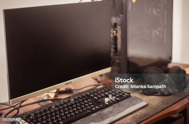 Computer Keyboard Mouse Cpu Images Rcci Desktop Computer Workstation Closeup Photo Keyboard Mice And Headset On ...