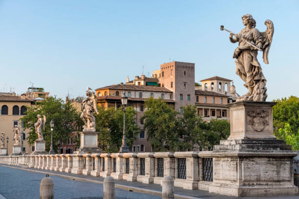 istock St. Angelo Bridge in Rome, Italy 1337762475