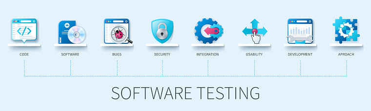 Testing Infograph Software Testing Infographic In 3d Style Stock Illustration - Download ...