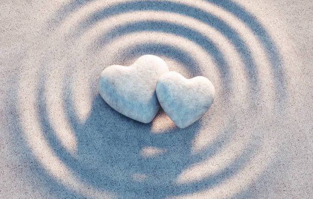 istock Heart shaped pebble - Love concept 1337768527