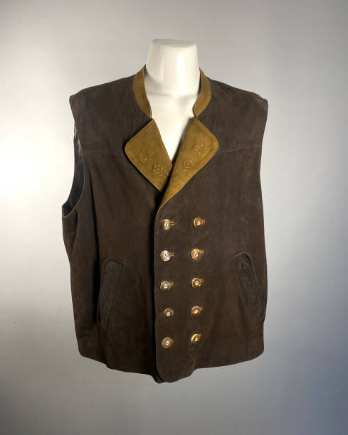 istock beautiful leather jacket in austrian style for Beer Fest 1337773136