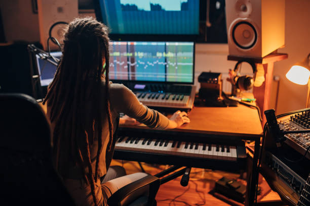 istock Post production part is her favorite part, because she can be so creative 1337776688
