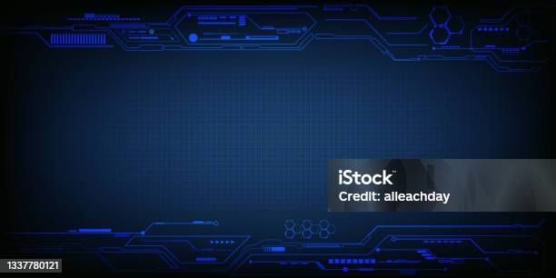 Technology Frame Potrait Modern Technology Futuristic Frame With Copy Space Hitech For Digital ...
