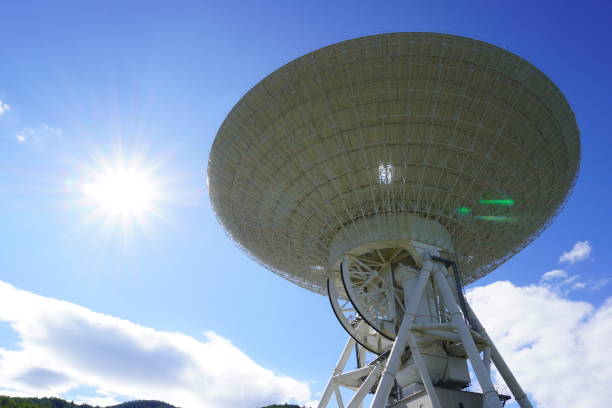 istock Japan's largest parabolic antenna looking up at the sky 1337782311