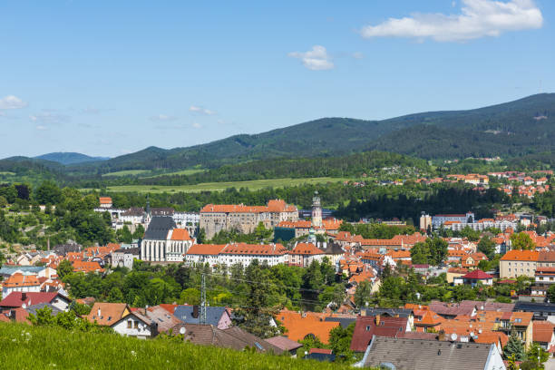 istock Castle in Cesky Krumlov in the Czech Republic 1337784609