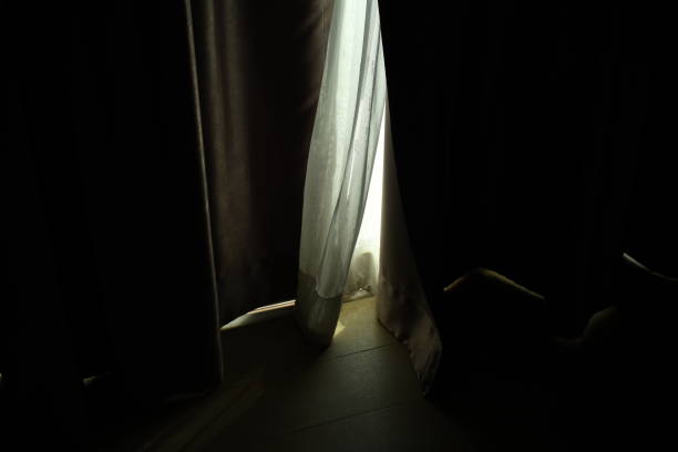 istock light in the darkness picture form window in summer time 1337785050