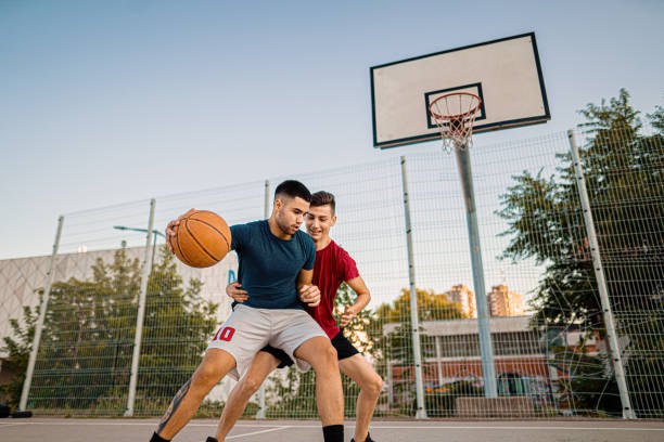 istock Another day on a basketball court 1337796569