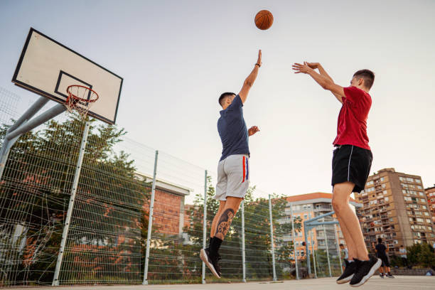 istock Another day on a basketball court 1337797236