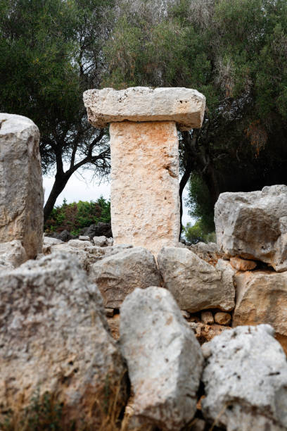 Naveta des Tudons, funerary megalithic monument in Menorca, Spain.