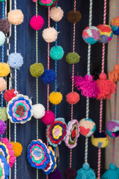 istock Decorative pompoms on the market in Cusco, Peru 1337804219