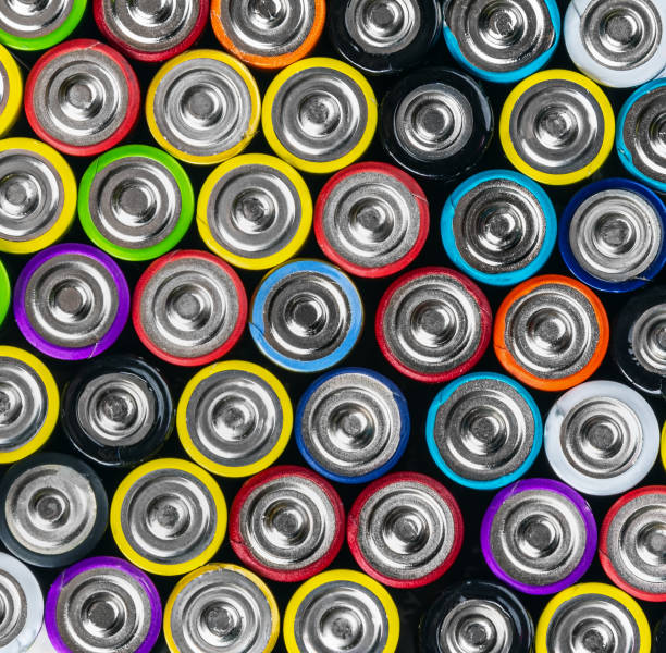 istock Various Close up background of various alkaline batteries 1337804442