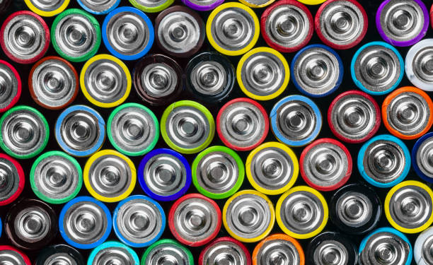 istock Various Close up background of various alkaline batteries 1337804456