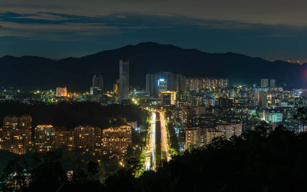 istock Night view of Zhuhai 1337804808