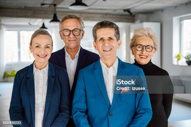 Successful Business Senior People Stock Photo - Download Image Now - Business Person, Businesswoman, Confidence
