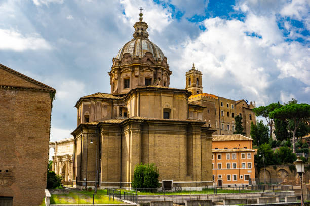 istock Santi Luca e Martina Church in Rome, Italy 1337814495