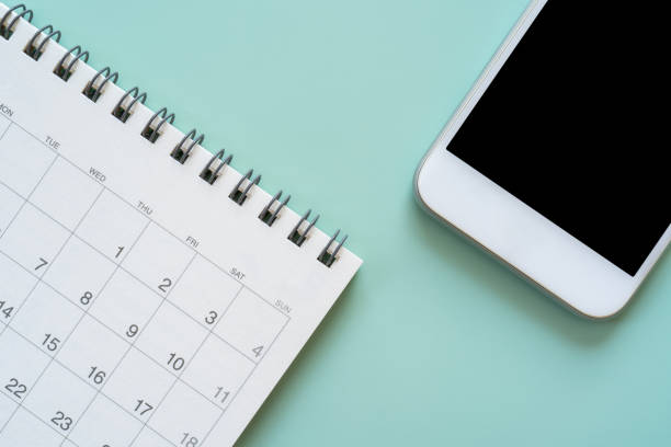 istock A simple calendar and a smartphone. 1337814531