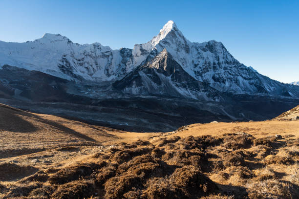 istock Ama Dablam mountain peak view from the way to Chukung Ri view point, Himalaya mountains range in Evererst region, Nepal 1337815519