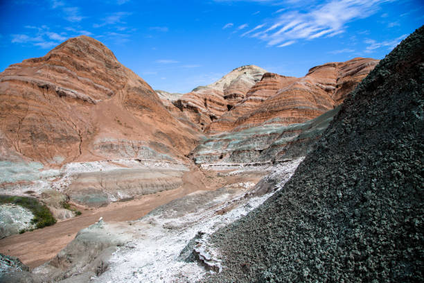 istock Blue sky with colorful natural mountain patterns,Nallihan district 1337823149