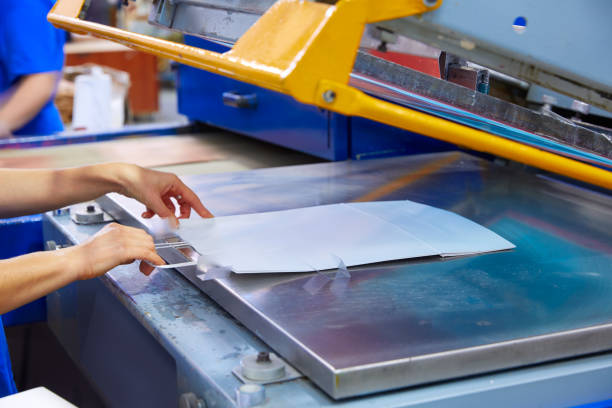 istock Serigraphy print bags machine printing factory 1337833775