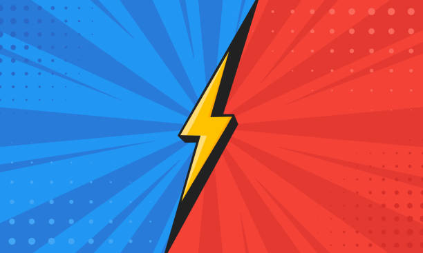 istock VS. Versus screen. The concept of battle, competition, duel, or comparison. Vector illustration 1337841858