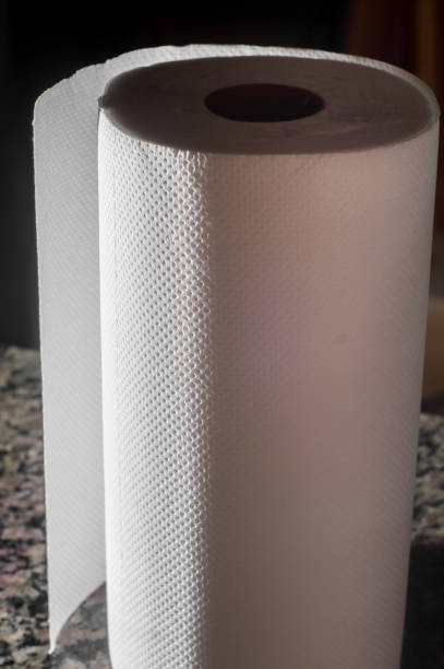 istock paper towel with dark background and copy space 1337847354