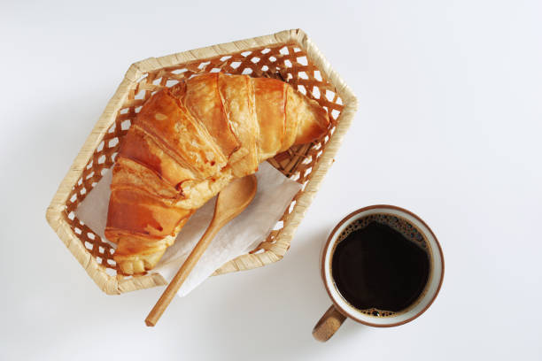 istock Croissant and coffee 1337856658