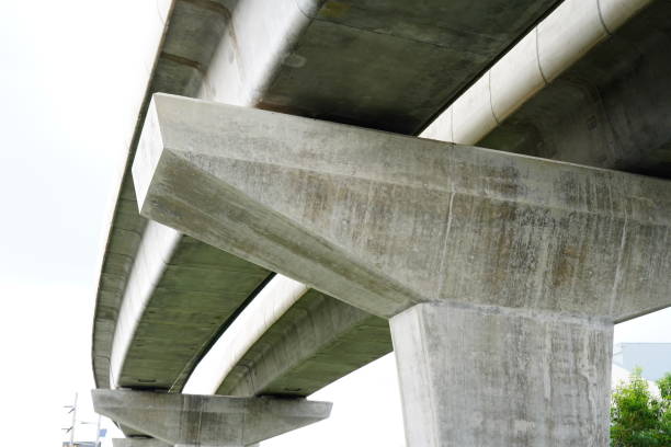 istock Curve Bridge of Highway 1337864550