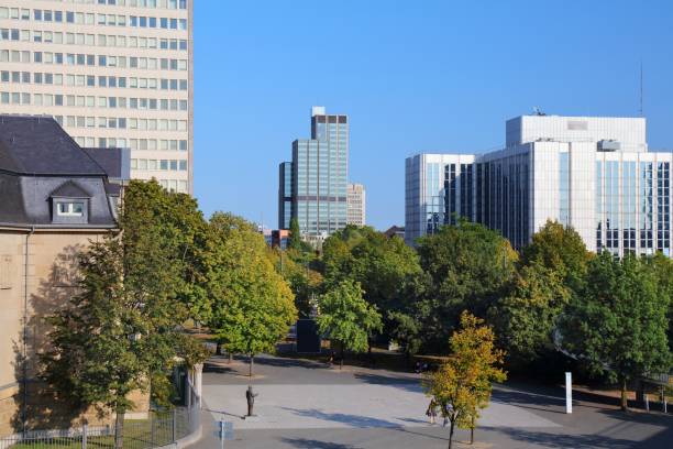 istock Dusseldorf city, Germany - Johannes-Rau-Platz 1337865089
