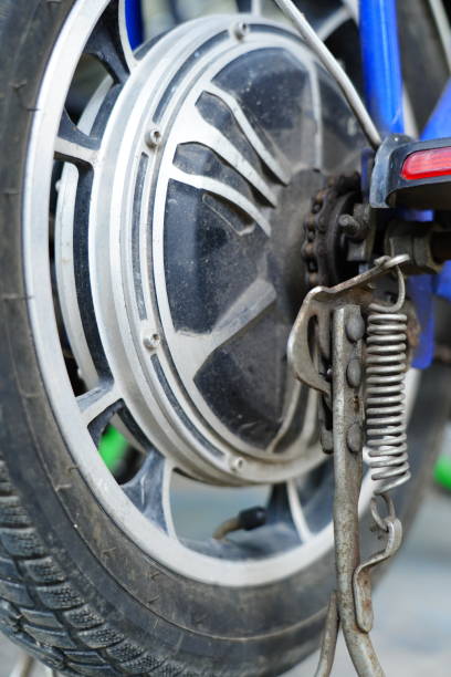 istock Close-up Electric bike motor 1337868576