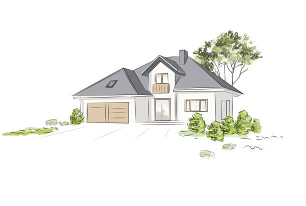 412,800+ Modern House Stock Illustrations, Royalty-Free Vector Graphics ...