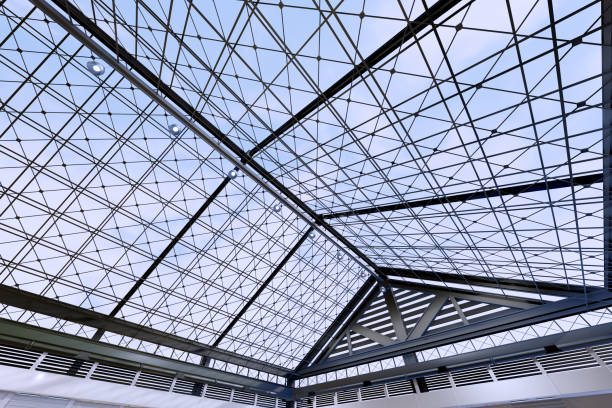 istock Empty hall exhibition centre.The backdrop for exhibition stands, booth,market,garage.Conversation for activity.Big Arena for entertainment,event,sports.Indoor for agricultural organic farm.3d render. 1337885068