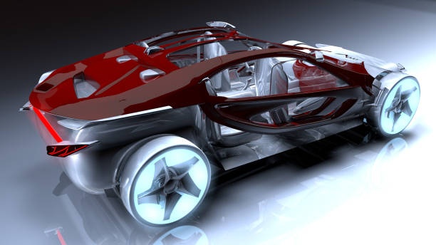istock Futuristic Sport Automobile 1337897428