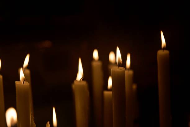 istock burning candles in spiritual environment 1337897777
