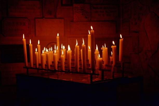 istock burning candles in spiritual environment 1337897944